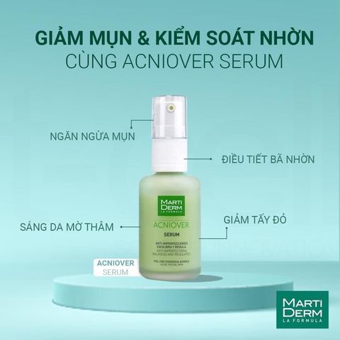 [HÀNG CÔNG TY] Tinh Chất Giảm Mụn Và Kiểm Soát Nhờn MartiDerm Acniover Serum - 30ml