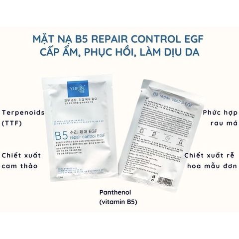 HÀNG NHẬP KHẨU - Mặt nạ B5 Yuejin Repair Control EGF 24k Gold phục hồi, cấp ẩm, làm dịu da ngừa lão hóa, nếp nhăn - Hàn