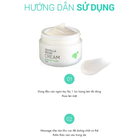[HÀNG CÔNG TY] Kem Rau Má GoodnDoc Centella Repair Cream Dưỡng Ẩm Phục Hồi Giảm Thâm Nám Trắng Sáng Da Chống Lão Hóa