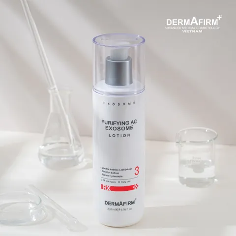 Sữa dưỡng Dermafirm Purifying AC Exosome Lotion chăm sóc da dầu mụn 120ml - 200ml
