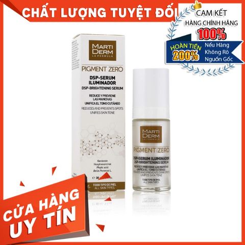 [HÀNG CÔNG TY] MartiDerm Pigment Zero DSP Serum Illuminator - Tinh Chất Làm Sáng Da, Mờ Thâm, Duy Trì Sau Hydroquinone