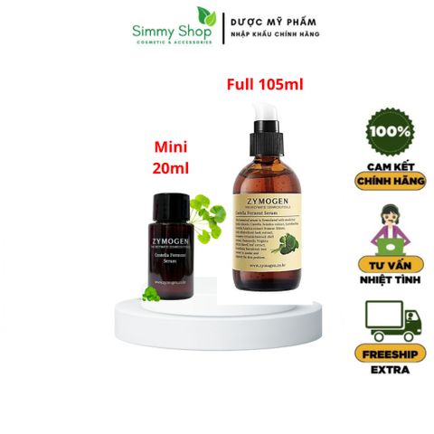 HÀNG CÔNG TY - Serum rau má Zymogen Centella Ferment Serum 20ml phục hồi làm dịu da mụn ngăn ngừa sẹo, dưỡng ẩm da