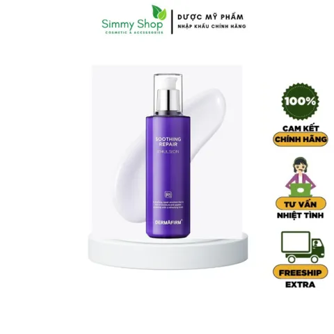 HÀNG CÔNG TY - Sữa dưỡng Dermafirm Soothing Repair Emulsion R4 phục hồi cho da tổn thương giãn mao mạch 120ml
