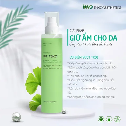 [HÀNG CÔNG TY] Nước Cân Bằng Innoaesthetics Inno-Derma NMF Tonic Giúp Duy Trì Cân Bằng, Thức Tỉnh Và Giữ Ẩm Cho Làn Da