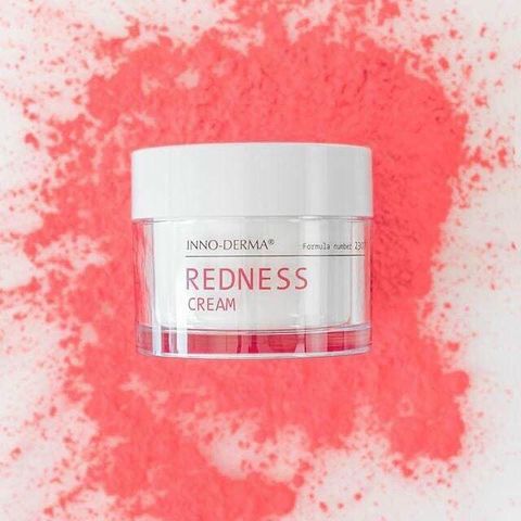 HÀNG CÔNG TY - Kem Làm Dịu Tái Tạo Da Mẩn Đỏ Giãn Mao Mạch Innoaesthetics Inno-Derma REDNESS CREAM Do Corticoid 50ml