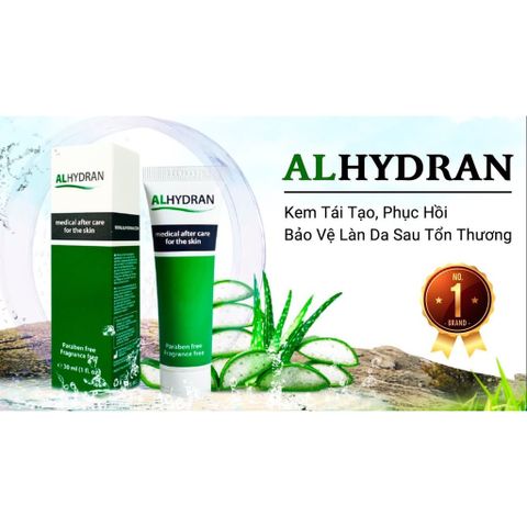 Kem Dưỡng Ẩm ALHYDRAN - Phục Hồi, Tái Tạo Da Hư Tổn, Nhạy Cảm, An Toàn Cho Bà Bầu, Phụ Nữ Mang Thai 30ml