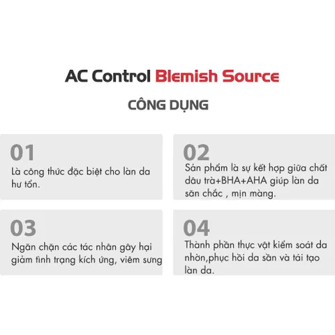 Dung Dịch Ức Chế Mụn, Giảm Khuẩn Goodndoc AC Control Blemish Source 50ml