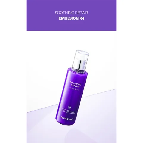 HÀNG CÔNG TY - Sữa dưỡng Dermafirm Soothing Repair Emulsion R4 phục hồi cho da tổn thương giãn mao mạch 120ml