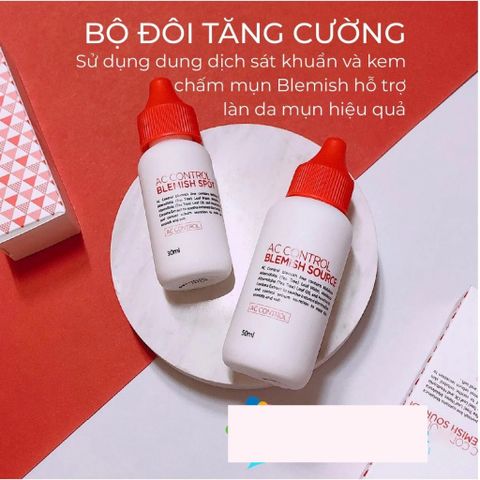 Dung Dịch Ức Chế Mụn, Giảm Khuẩn Goodndoc AC Control Blemish Source 50ml