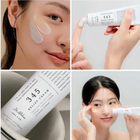 Kem dưỡng 345 Relief Cream Dr.Althea Phục Hồi Cấp Ẩm Làm Dịu Da Dưỡng Trắng Sáng Bảo Vệ Da - 50ml