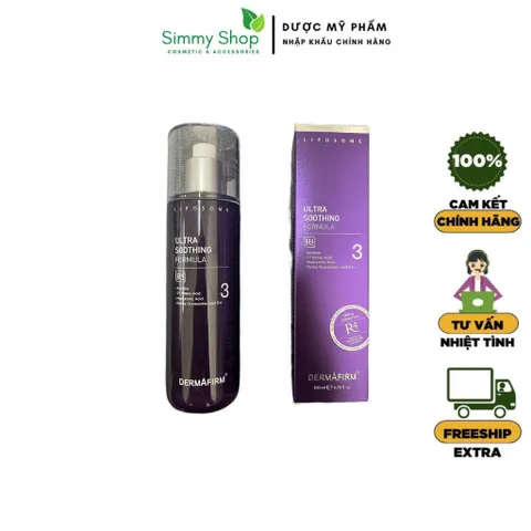HÀNG CÔNG TY - Sữa dưỡng Dermafirm Soothing Repair Emulsion R4 phục hồi cho da tổn thương giãn mao mạch 120ml