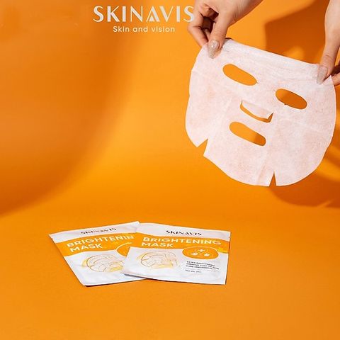 HÀNG CÔNG TY - Mặt Nạ Trắng Sáng Da Skinavis Brightening Mask Giảm Thâm Sạm Nám Đốm Nâu