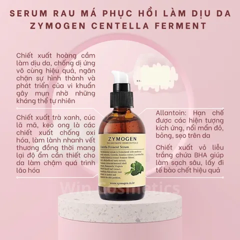 HÀNG CÔNG TY - Serum rau má Zymogen Centella Ferment Serum phục hồi làm dịu da mụn ngăn ngừa sẹo, dưỡng ẩm da
