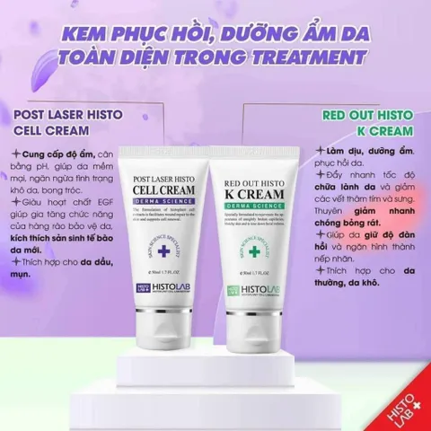 [HÀNG CÔNG TY] Kem Dưỡng Histolab Red Out Histo K Cream Tái Tạo Da Sau Liệu Trình Giảm Vết Đỏ Bầm Cải Thiện Đốm Nâu