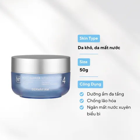 HÀNG CÔNG TY -  Kem dưỡng Labo Dermafirm Moist Barrier Intensive Cream M4 chống mất nước xuyên biểu bì 50ml