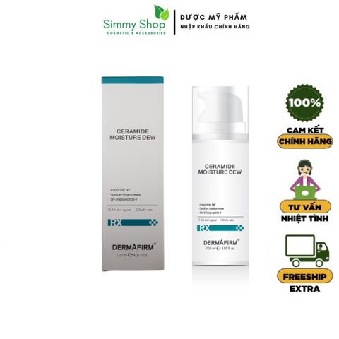 Sữa Dưỡng Dermafirm Ceramide Moisture Dew Công Thức Tạo Màng Chống Mất Nước 120ml HÀNG CÔNG TY - CMD120
