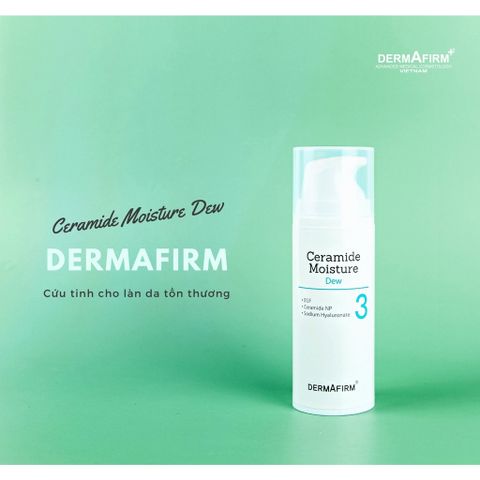 Sữa Dưỡng Dermafirm Ceramide Moisture Dew Công Thức Tạo Màng Chống Mất Nước 120ml HÀNG CÔNG TY - CMD120