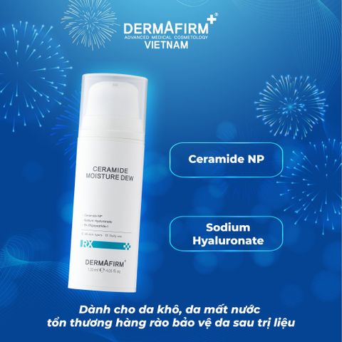 Sữa Dưỡng Dermafirm Ceramide Moisture Dew Công Thức Tạo Màng Chống Mất Nước 120ml HÀNG CÔNG TY - CMD120