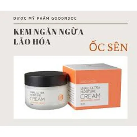[HÀNG CÔNG TY] Kem Dưỡng Da Chống Lão Hóa Cấp Ẩm Chống Nhăn Trẻ Hóa Da Từ Ốc Sên GoodnDoc Snail Ultra Moisture Cream