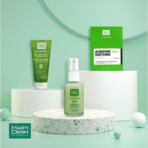 [HÀNG CÔNG TY] Gel Rửa Mặt, Sữa Rửa Mặt Cho Da Dầu Mụn MartiDerm Acniover Purifying Gel 200ml