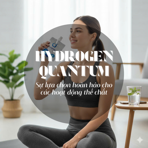 10 Túi Nước Quantum Hydrogen - Nước Ion Kiềm, Hỗ Trợ Chống Oxy Hóa, Cân Bằng pH