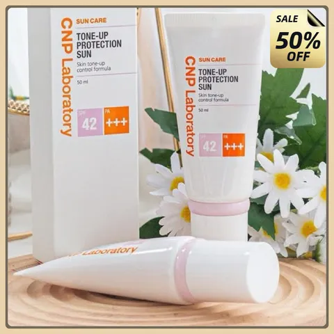 Kem chống nắng nâng tông da CNP Laboratory Tone-Up Protection Sun - Chỉ số chống nắng cao