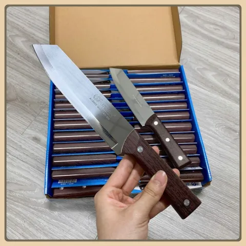 ( COMBO 3) Cây Dao Cán Gỗ Cắt Gọt Trái Cây, Rau Củ Siêu Bén, Dao Japan Cán Gỗ