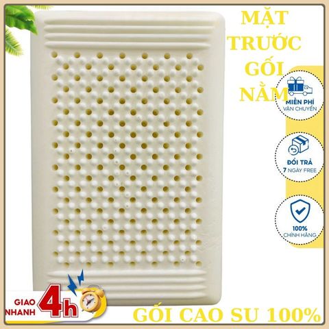 Gối ôm cao su, Gối nằm cao su non nguyên khối hàng VN cao cấp, không màu không mùi