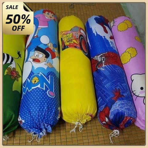 HCM Gối Nằm Cho Bé vải Cotton Mềm Mại Kèm Ruột Gối Gòn Bé Trai Gái-Gối Nằm Cho Trẻ Em