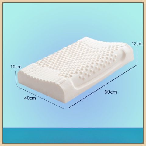 Gối cao su non massage , gối cao su có lỗ thông hơi ,gối công thái học giúp ngủ ngon,lưu thông ĐX 40x60