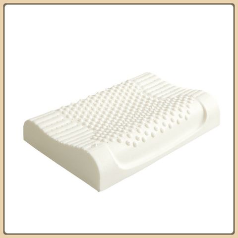 Gối cao su non massage , gối cao su có lỗ thông hơi ,gối công thái học giúp ngủ ngon,lưu thông ĐX 40x60