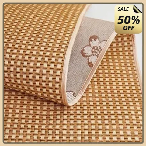 Chiếu Mây Lót Lụa Size 60x90cm, Chiếu Điều Hoà Cho Bé Sợi Mây An toàn - Chiếu mây điều hòa được làm từ mây nhân tạo