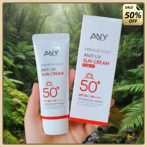 Kem Chống Nắng Nâng Tông ANY Premium Golf Anti UV Sun Cream Tone Up SPF50++ 60ml