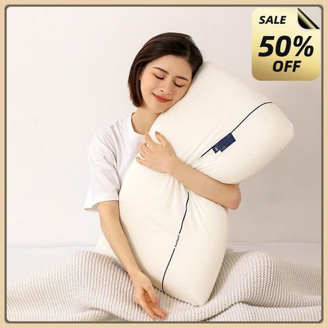 Gối cao su non TIẾN ĐẠT FOAM màu trắng ,kích thước 40x60,êm mềm đàn hồi tốt - Chuẩn Chống Đau Mỏi Vai Gáy