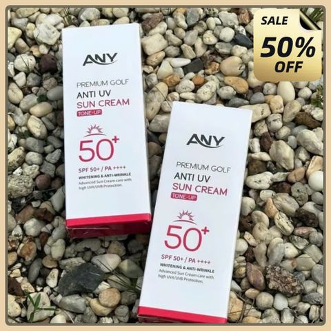 Kem Chống Nắng Nâng Tông ANY Premium Golf Anti UV Sun Cream Tone Up SPF50++ 60ml