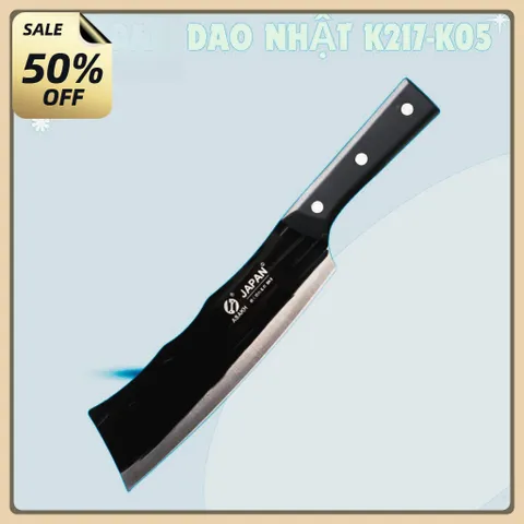 Combo 2 dao thép nhật nhà bếp siêu bén lưỡi vân chống dính,Combo 2 Dao Nhật vân Gỗ