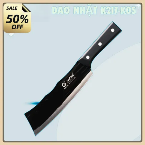 Combo 2 dao thép nhật nhà bếp siêu bén lưỡi vân chống dính,Combo 2 Dao Nhật vân Gỗ
