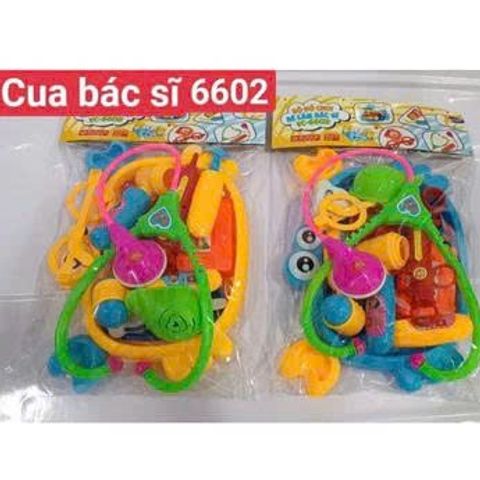 Thau cua loại to đựng đồ khám bác sĩ 18 chi tiết - Bộ đồ chơi bác sĩ