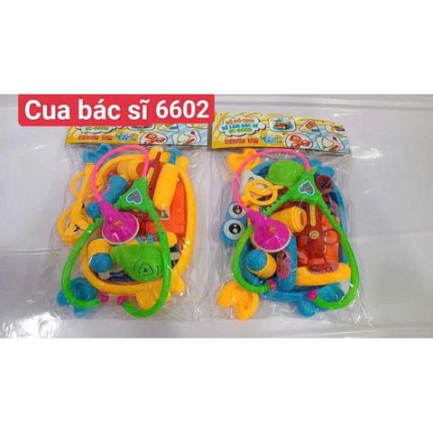 Thau cua loại to đựng đồ khám bác sĩ 18 chi tiết - Bộ đồ chơi bác sĩ