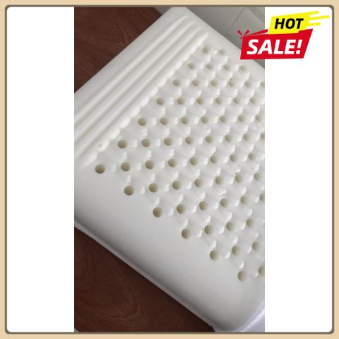 [BH 1NĂM] Gối Cao Su Ôm Đúc Nguyên Khối 100% cao su thiên nhiên Cao Cấp Có Gai Massage Vai Cổ Gáy, hỗ trợ vai gáy