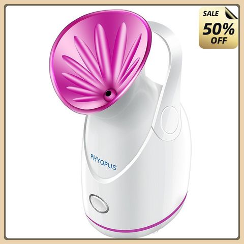 Máy xông hơi mặt MINI PHYOPUS  2 trong 1 ,Máy xông chanh sả, phun sương tinh dầu mini công nghệ nano mini cao cấp