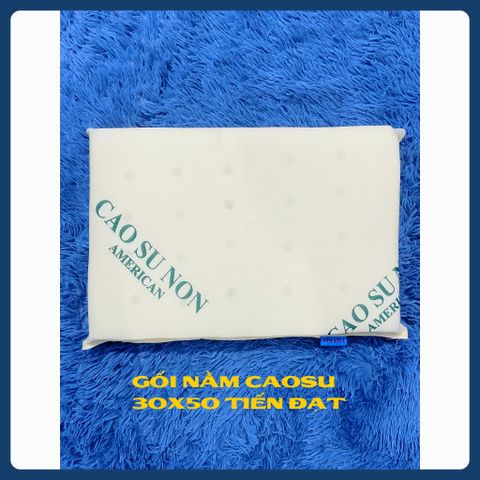 Gối cao su vàng Tiến Đạt cao cấp 50x30 - Chất Lượng Cao Không Lún - Đàn Hồi Tốt