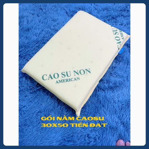 Gối cao su vàng Tiến Đạt cao cấp 50x30 - Chất Lượng Cao Không Lún - Đàn Hồi Tốt