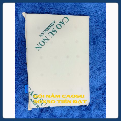 Gối cao su vàng Tiến Đạt cao cấp 50x30 - Chất Lượng Cao Không Lún - Đàn Hồi Tốt
