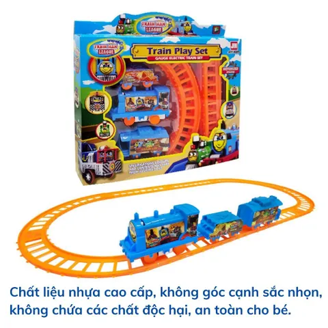 Đồ chơi xếp hình đường ray tàu hỏa chạy bằng pin cho bé - đường xe lửa, giá rẻ chất lượng