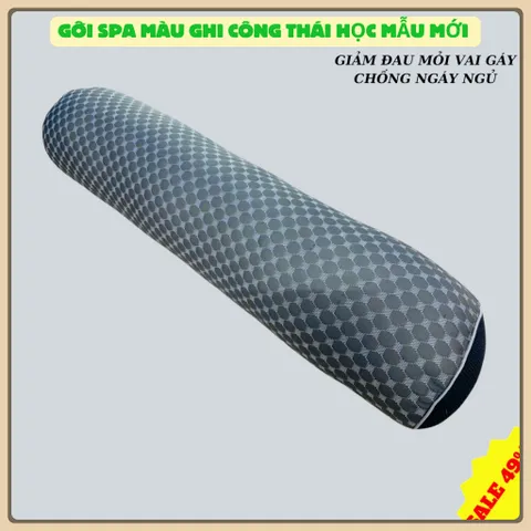 Gối ngủ chống đau vai gáy.Gối spa vải bông chống ngáy, giúp cải thiện giấc ngủ thương hiệu TIẾN ĐẠT