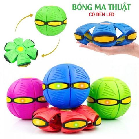 Bóng Ma Thuật Có Đèn Led - Đồ chơi vận động bóng bật nảy lò xò có đèn nháy, bóng lò xo