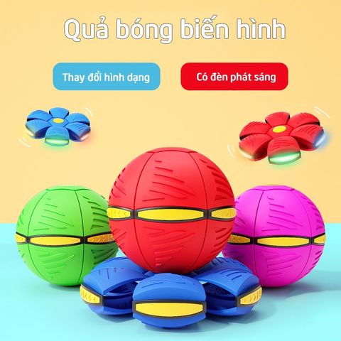 Bóng Ma Thuật Có Đèn Led - Đồ chơi vận động bóng bật nảy lò xò có đèn nháy, bóng lò xo