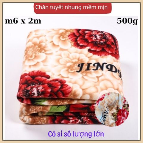 Chăn Mền Tuyết Nhung 1m6 x 2m siêu mềm mại - chăn tuyết ( giao màu ngẫu nhiên ) có phân loại bé trai bé gái