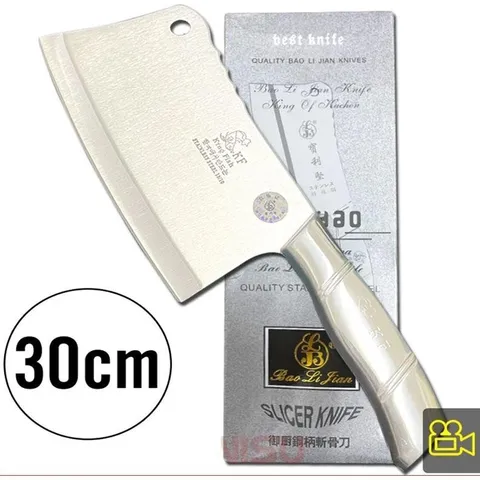 Dao Chặt Xương Nhật Bản Inox Siêu Bén, chặt gà, vịt băm thịt làm bằng inox sạch sẽ, bền bỉ và an toàn bếp